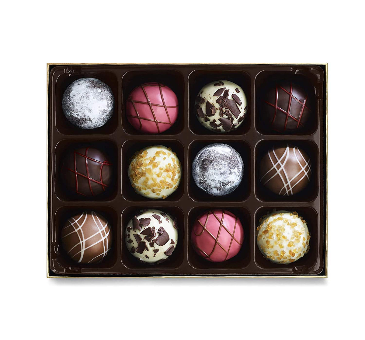 Godiva Chocolatier Patisserie Dessert Truffles Assorted Chocolate Gift Box, 12 Pc.