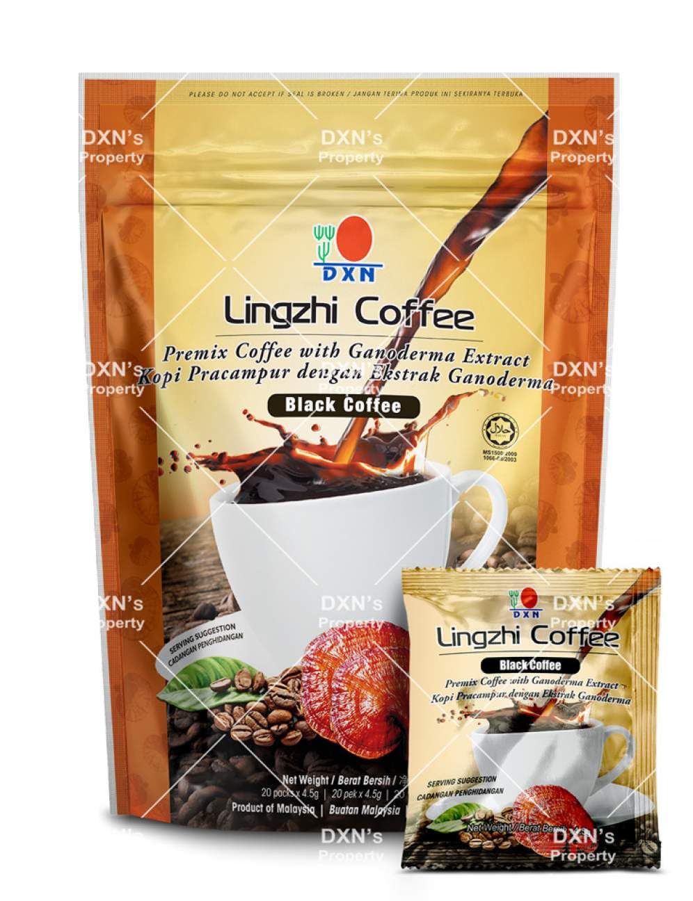 Generic LIMITEDBONUSDEAL DXN Lingzhi Black Coffee (1 Pack)
