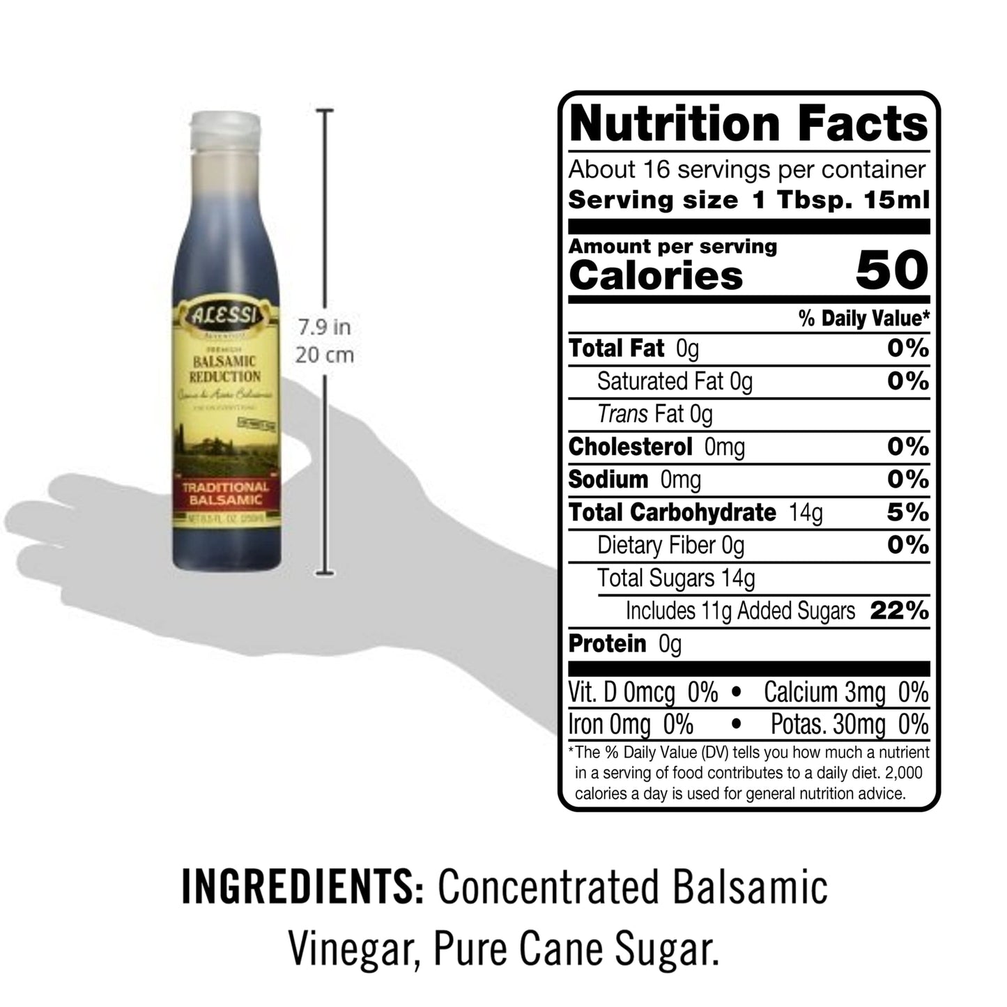 Alessi Balsamic Vinegar Reduction, Autentico From Italy, Ideal On Caprese Salad, Fruits, Cheeses, Meats, Marinades, Traditional Balsamic (Traditional Balsamic, 8.5 Fl Oz (Pack Of 6))