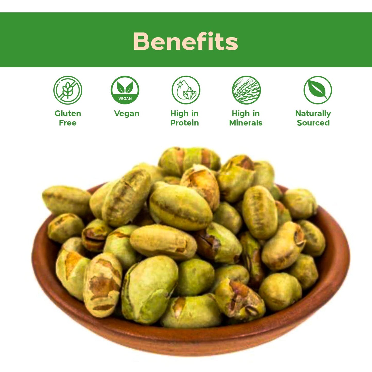 Sincerely Nuts Dried Edamame (Roasted, Salted) - (3 LB) Vegan, Kosher & Gluten-Free Food - Plant-Based Protein - Add to Granola,