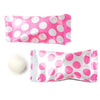 Polka Dot Peppermint Balls 100Ct - After Dinner Mints Individually Wrapped - Soft & Savory (Pink)