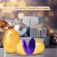 Inheming 6 Pcs Gold Easter Eggs, Empty Plastic Easter Eggs, Fillable Eggs For Candy, Chocolate, Money And Easter Stuff, Easter E