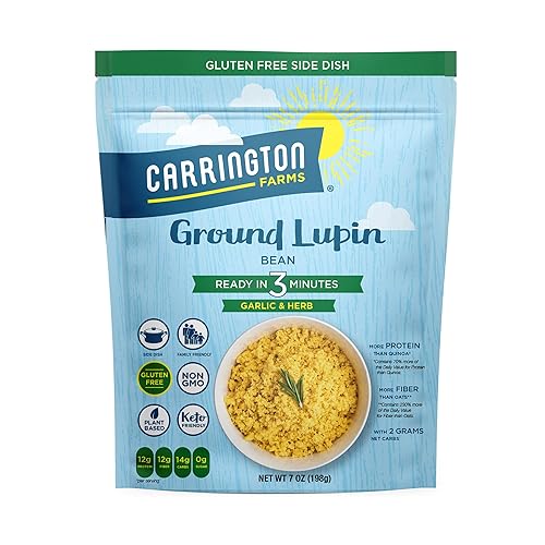 Carrington Farms, Ground Lupin Bean, Garlic & Herb, 7Oz.