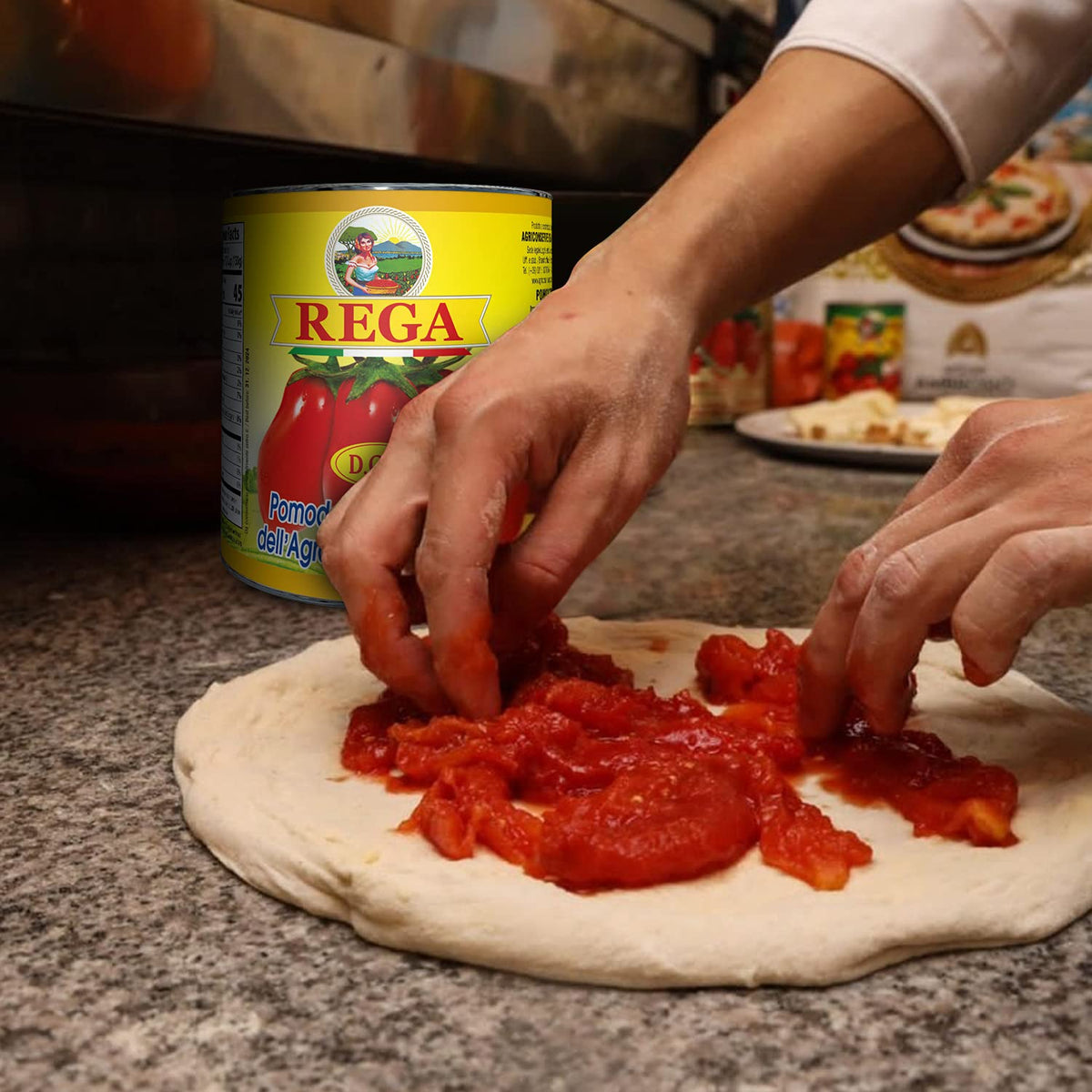 San Marzano Dop Authentic Whole Peeled Plum Tomatoes - 28 Oz Cans (Pack Of 6)