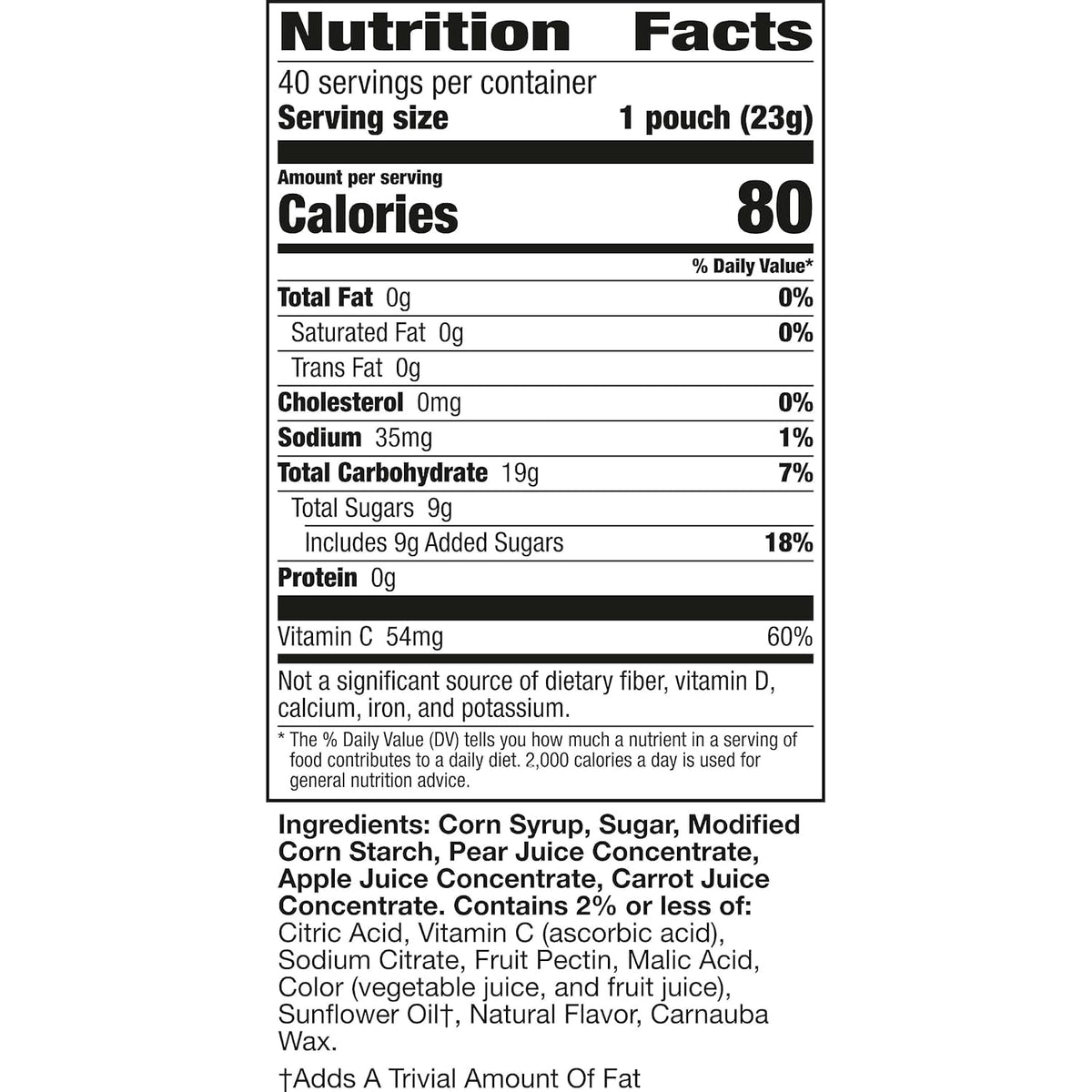 Motts Fruit Flavored Snacks, Apple Orchard, Gluten Free, 40 ct (Pack of 5)