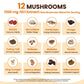 Venture Pal Mushroom Collagen Coffee - Instant Coffee with Biotin, Folate & Vitamin C - 30 Servings