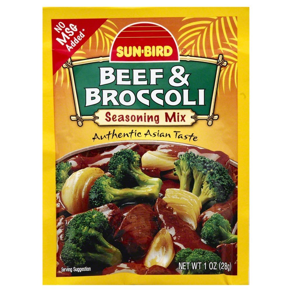 Sun Bird Beef & Broccoli Seasoning, 1 Ounce (Pack of 4), Model 00008694