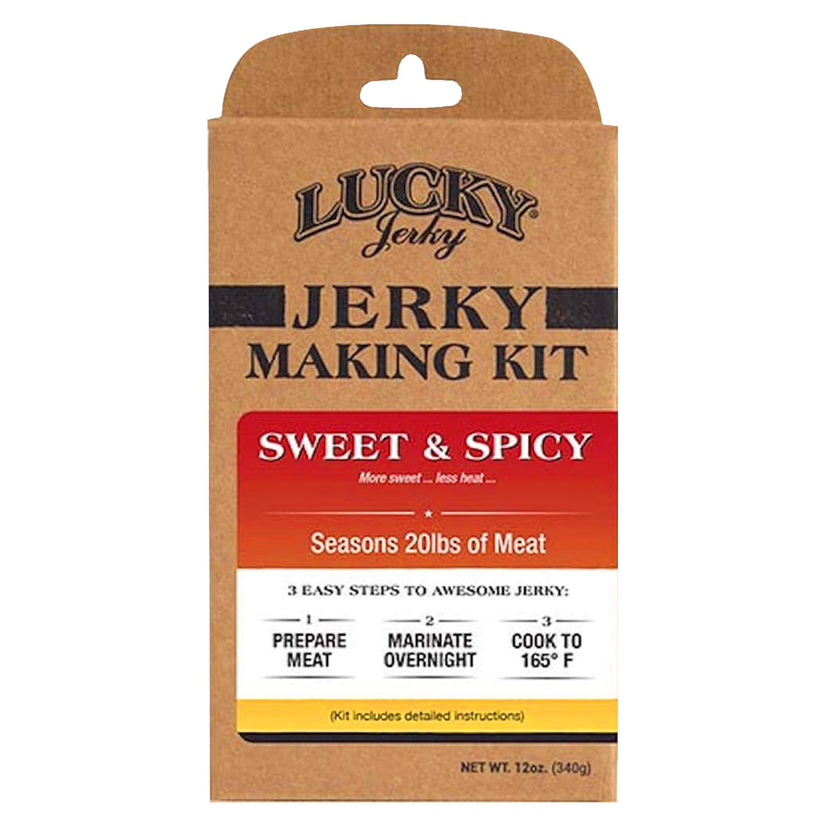 Sweet And Spicy Jerky Seasoning Kit By Lucky Beef Jerky - A Blend Of Teriyaki And Brown Sugar With Dash Of Red Pepper Heat (6)