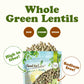 Food To Live - Whole Green Lentils, 5 Pounds Dried Raw Lentils, Sproutable, Kosher, Vegan. Rich In Dietary Fiber, And Protein. N