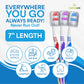 Bulk Toothbrush Pack With Hygienic Covers  Premium Quality Individually Wrapped Colorful Tooth Brushes  Medium Soft Bristles Per