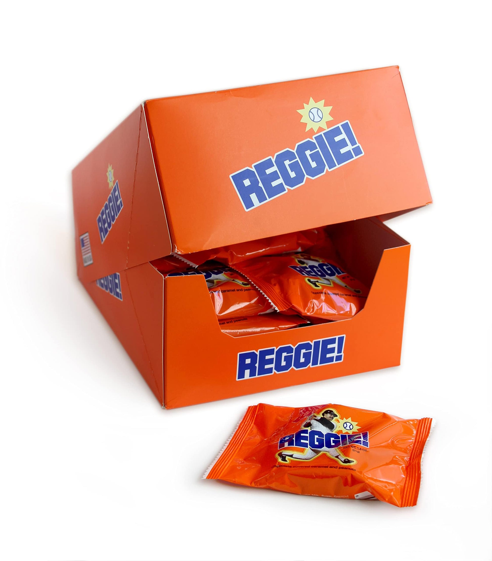 Generic The REGGIE! Bar - Milk Chocolate Covered Caramel & Peanuts - 12 Pack
