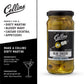 Collins Gourmet Blue Cheese Olives, Stuffed Cheese Garnish, 4.5 Oz, Glass Jar, Black Lid, Model O270