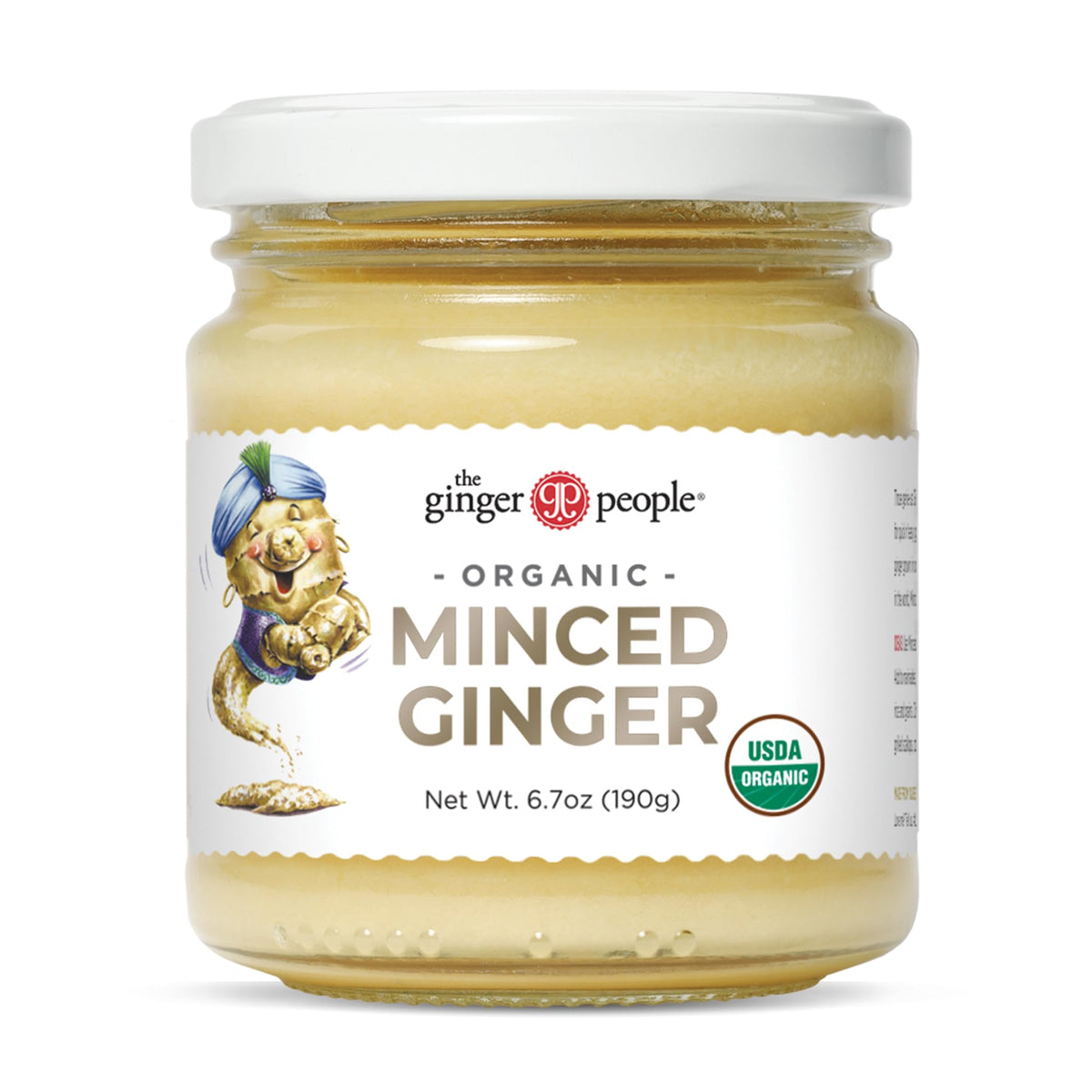 The Ginger People Organic Minced Ginger, No Artificial Ingredients, 6.7 oz (Pack of 1)