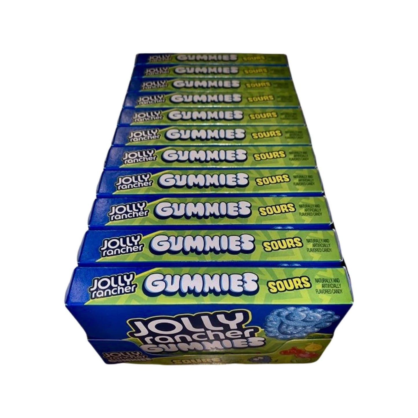 JOLLY RANCHER Gummies Sours Assorted Fruit Flavored Candy Boxes, 3.5 oz (11 Count)