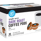 Happy Belly Dark Roast Coffee Pods, Compostable, Compatible with K-Cup Brewer, 96 Count