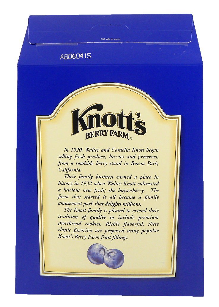 Knott's Berry Farm Shortbread Cookies (Blueberry, 20-Ounce Box)