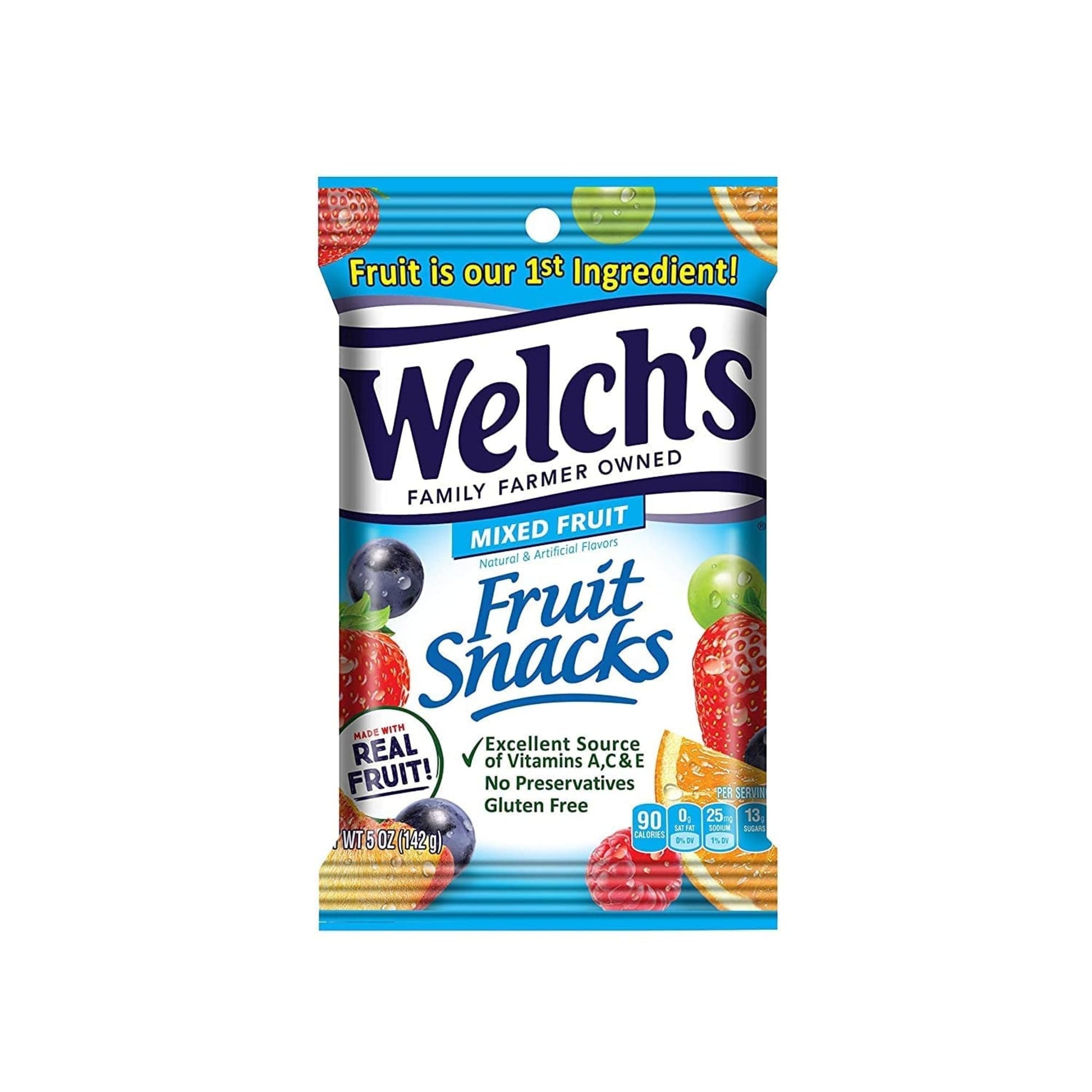 Welchs Fruits Snacks, Mixed Fruit - 5 oz