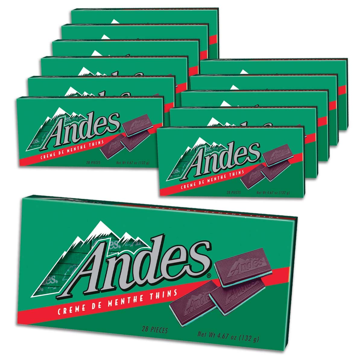 Andes Creme De Menthe Thins, 4.67 Ounce (Pack Of 12)
