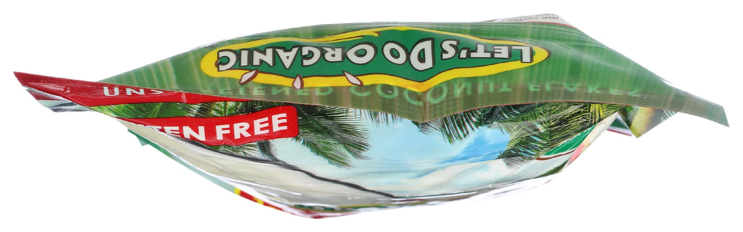 Let s Do Organic Unsweetened Coconut Flakes, 7 oz