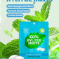DC24 DAILY CARE Xylitol Mints - Sugar Free, Vegan, Gluten Free, Peppermint Flavor, 25 Pieces per Pack, 4 Packs