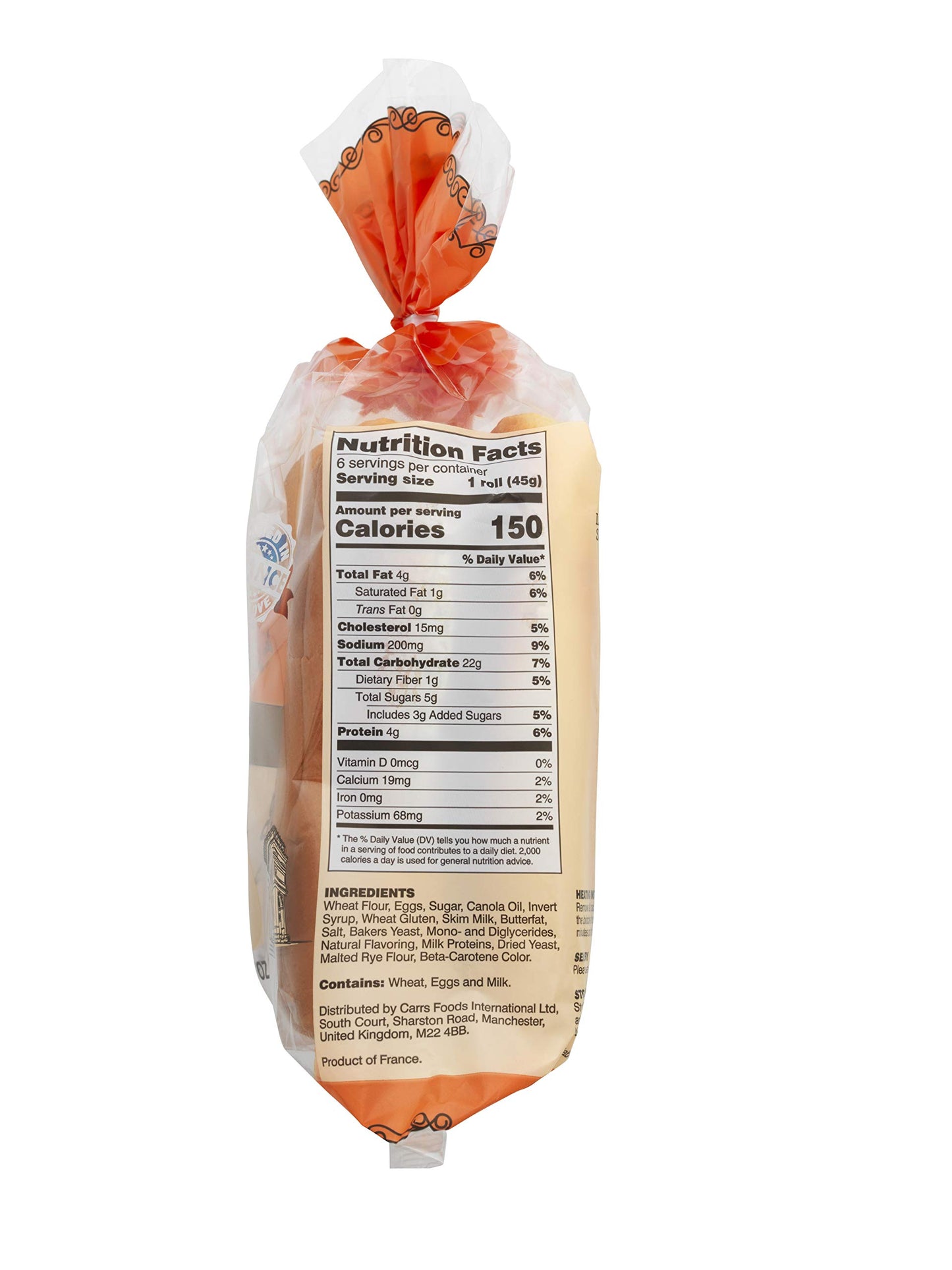 St. Pierre, Brioche Hot Dog Rolls (6 Count)