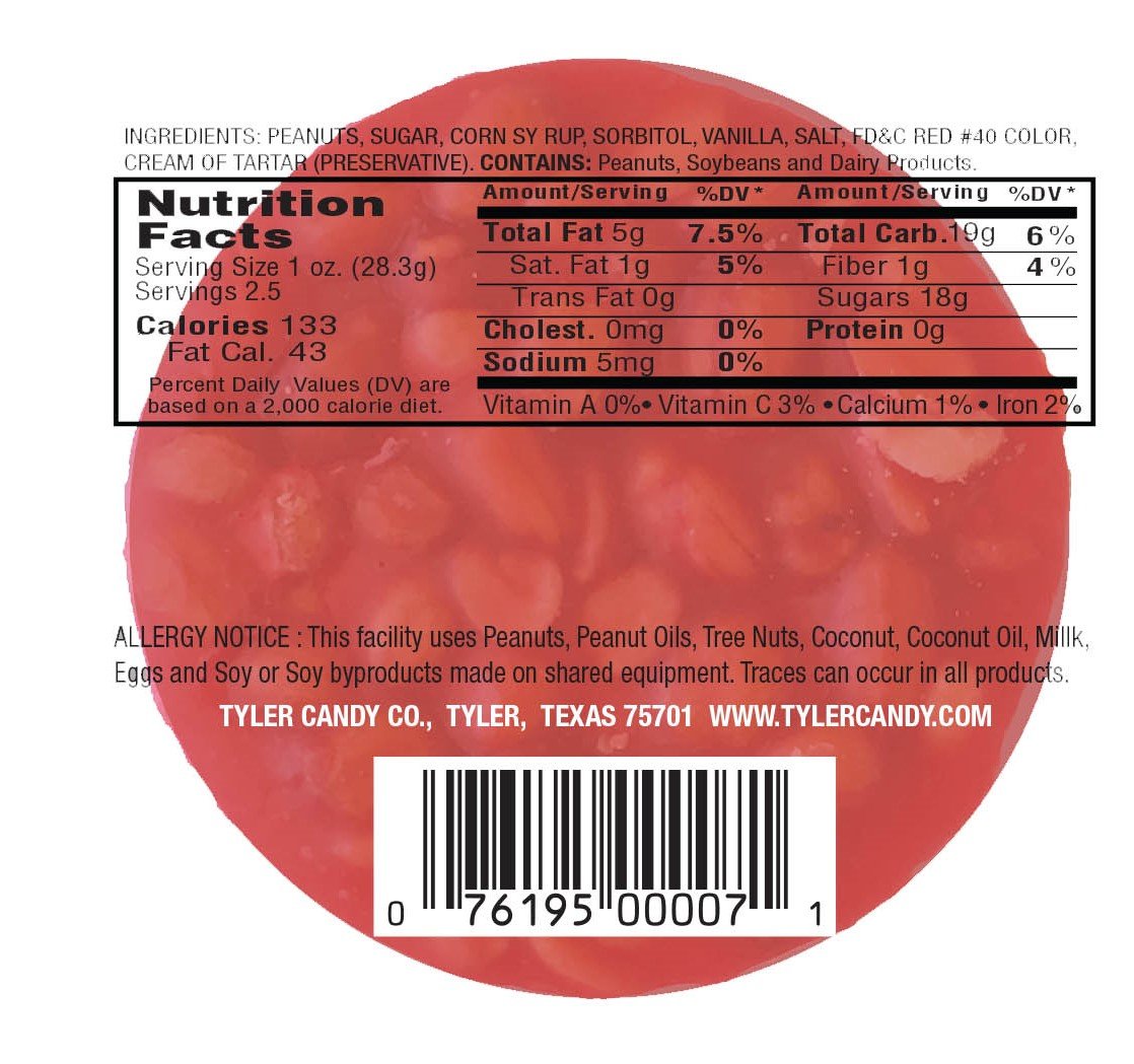 Dickies Peanut Pattie 2.5 oz Pack of 16 - Red