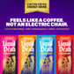 Liquid Death Sparkling Energy - Murder Mystery (Cherry Vanilla and Spice Flavor)  Sugar-Free Energy Drink  Unextreme Caffeine 100mg  Essential Vitamins  12 Fl Oz (Pack of 12)