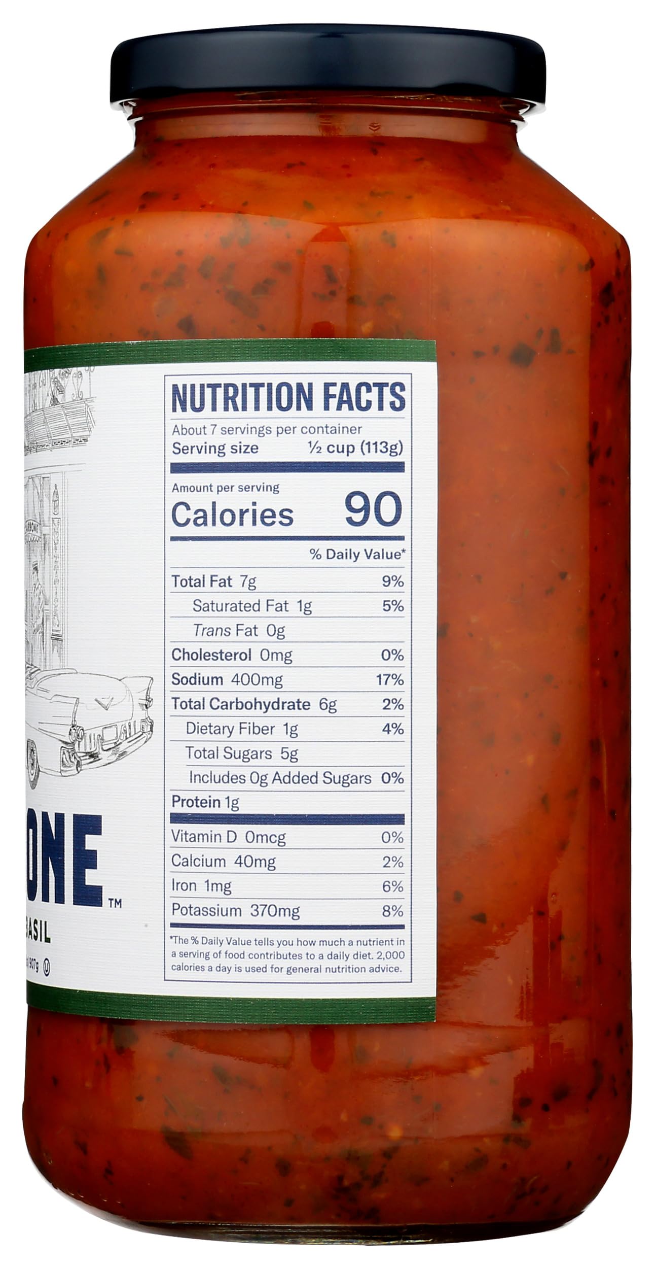 CARBONE Tomato Basil Pasta Sauce, 32 OZ
