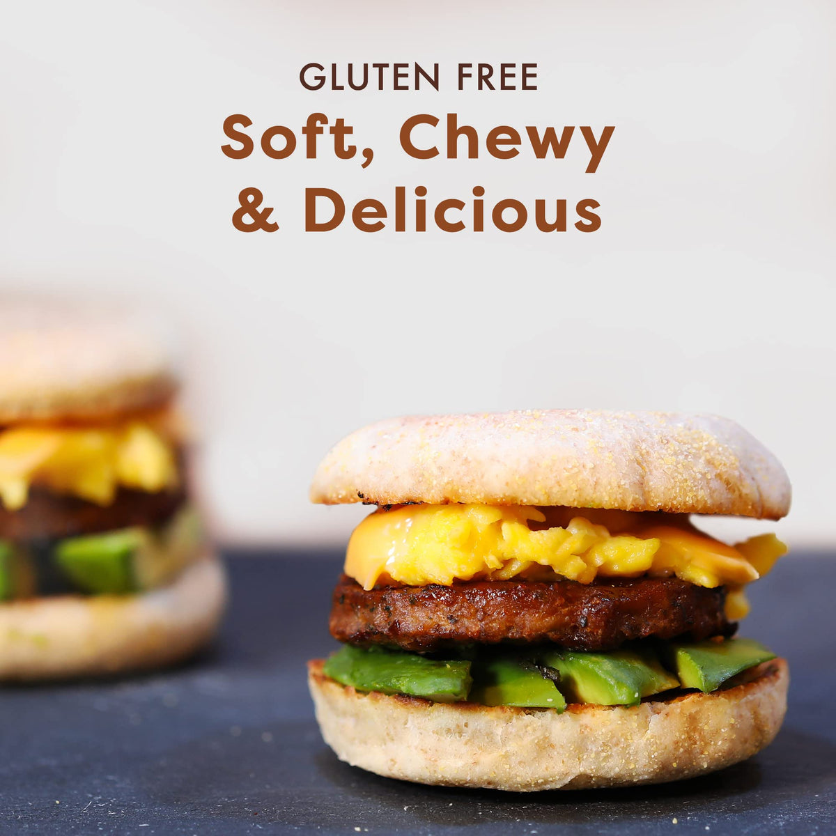 Glutino Gluten Free English Muffins, Original, 16.9 oz (frozen)