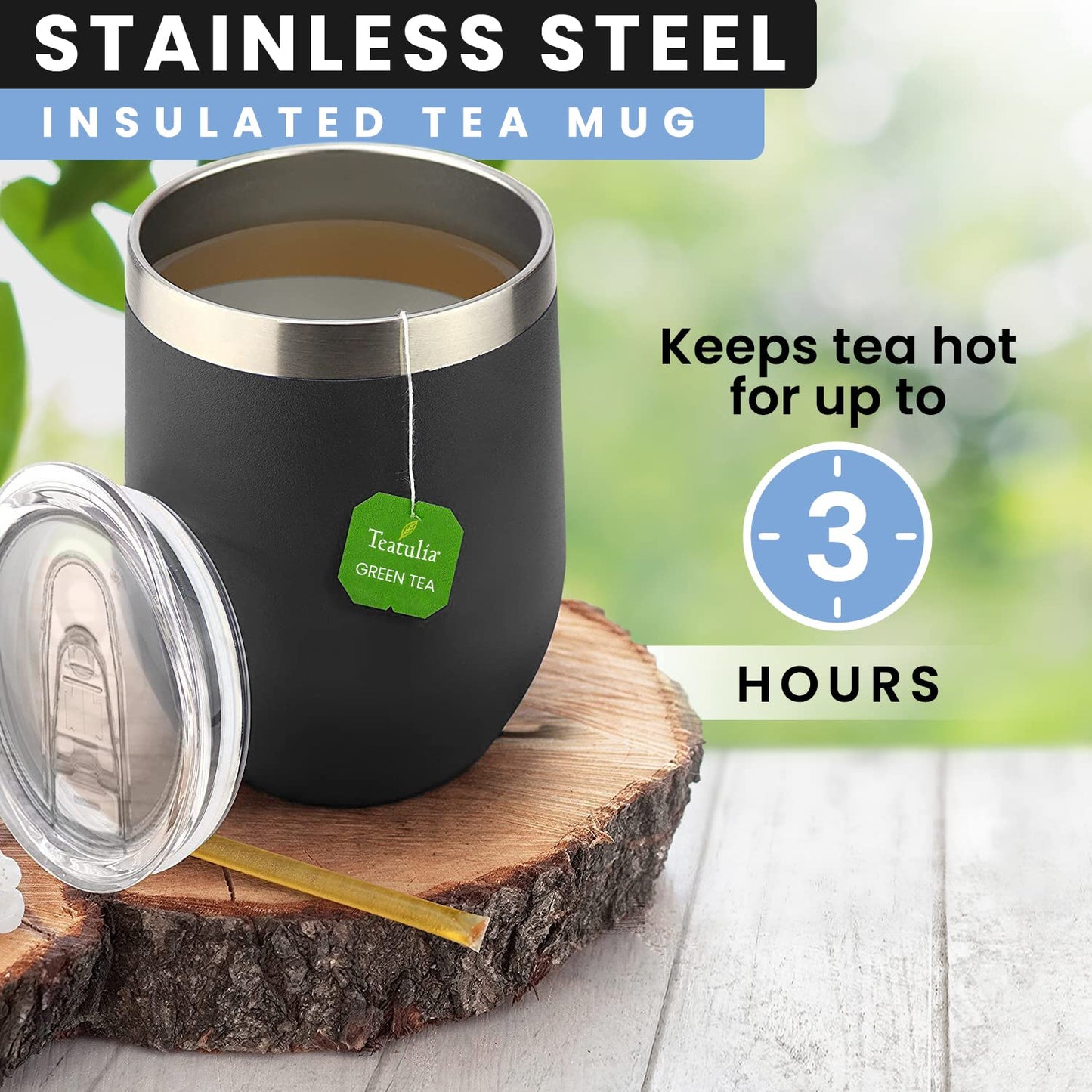 What-a-Surprize Organic Tea Gift Set - 25 Piece Tea Lovers Basket with Portable Kettle - White Kettle - Satin Color