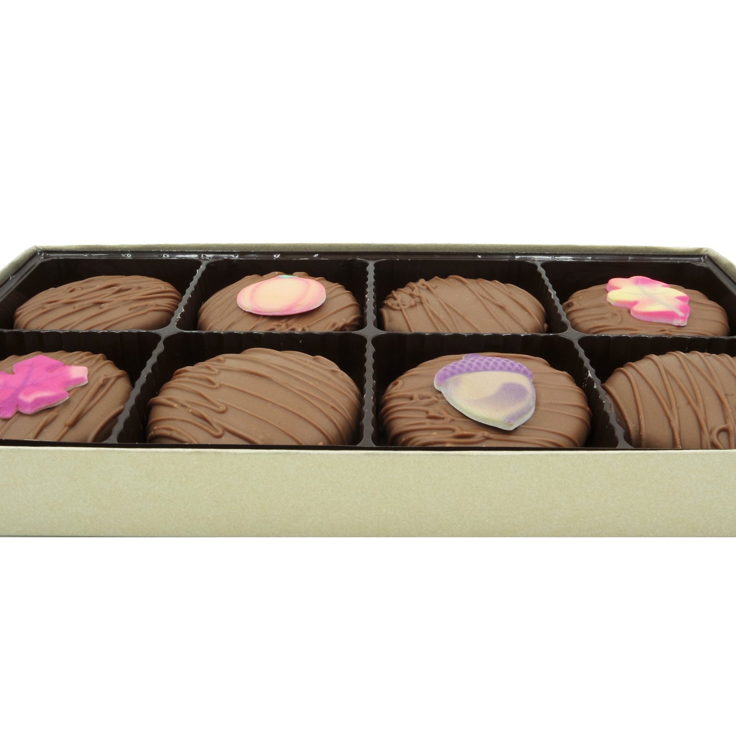 Philadelphia Candies Milk Chocolate Covered OREO Cookies, Autumn Assortment, 8 oz