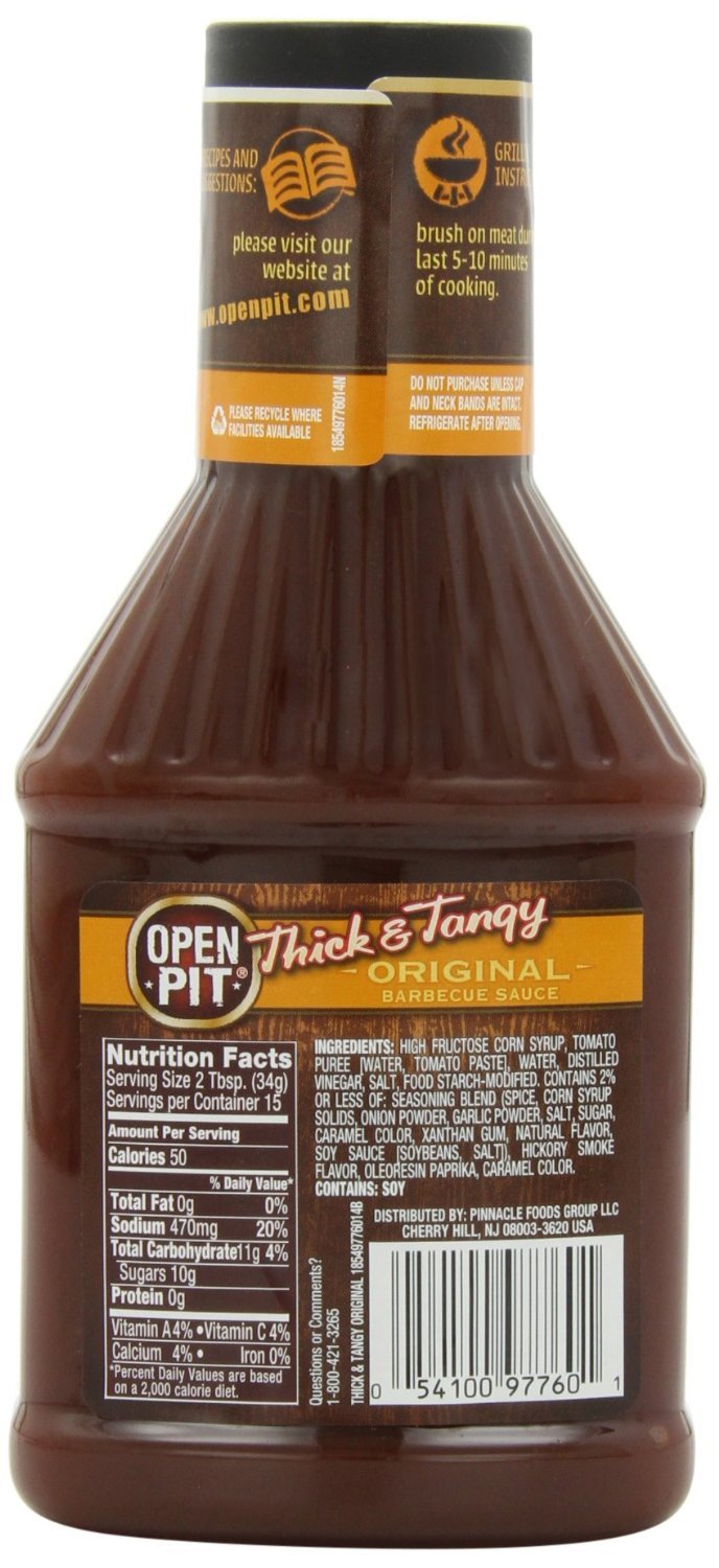 Open Pit Thick And Tangy Original Bbq Sauce (3 Pack)