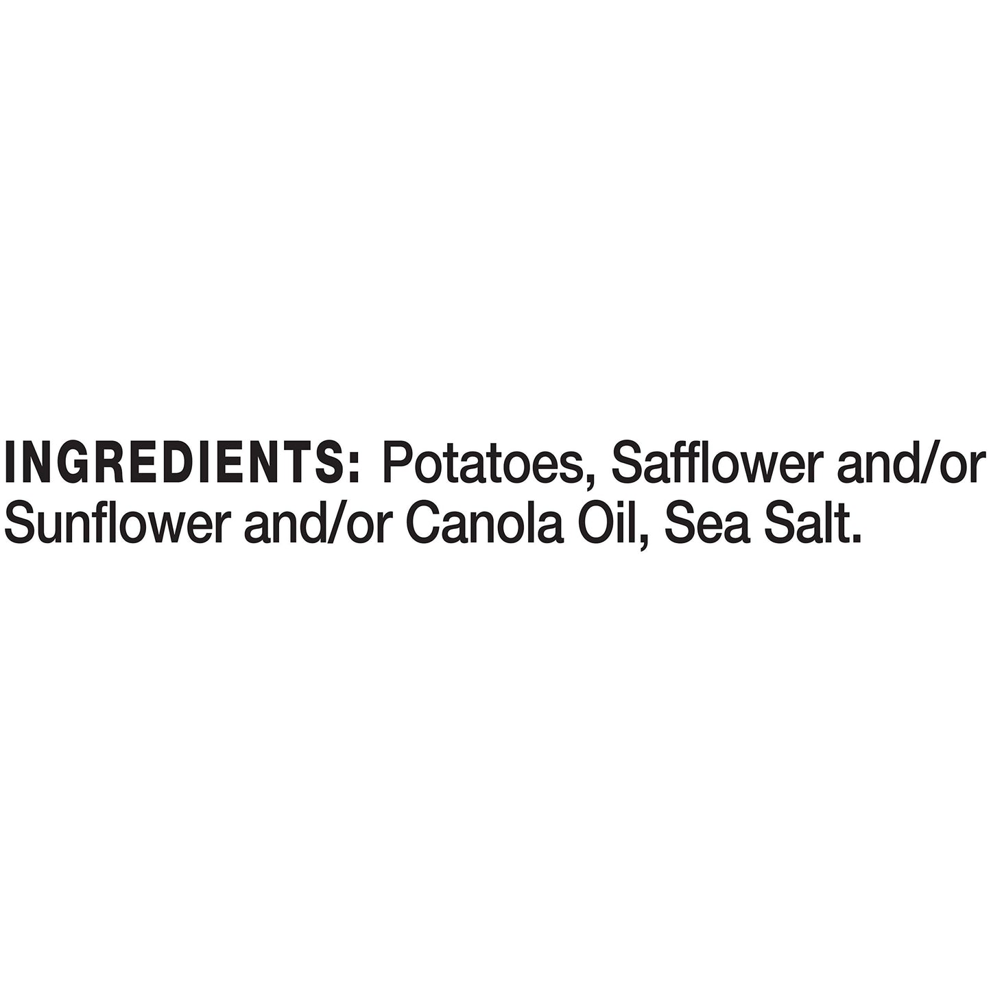 Kettle Brand Potato Chips, Sea Salt, Single-Serve 1 Ounce Bags (Pack of 72)