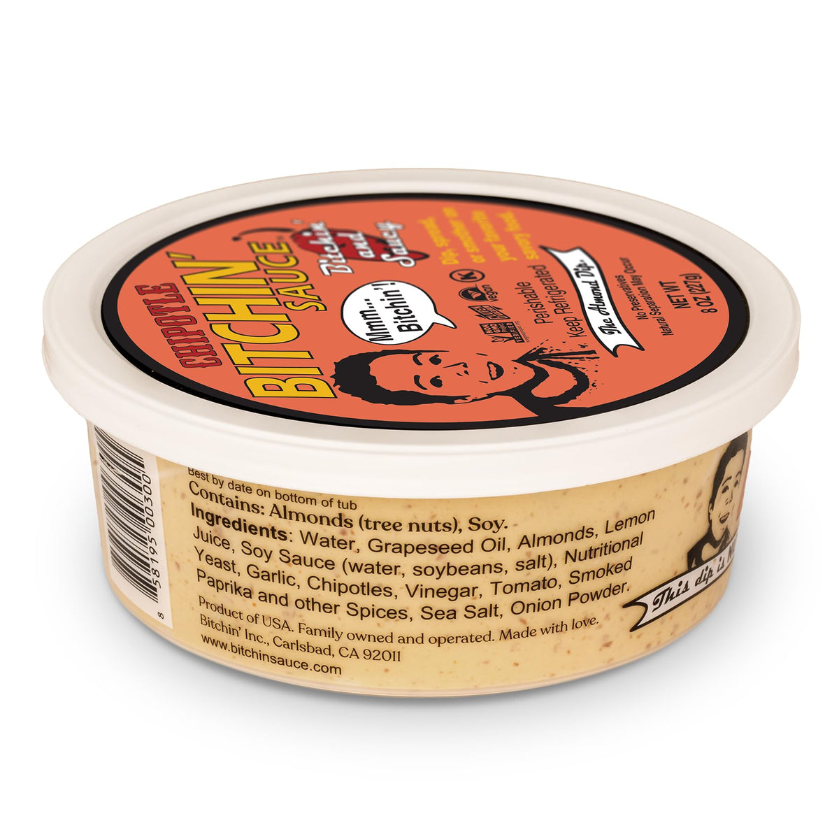 Chipotle Bitchin Sauce, 8oz - The Almond Dip