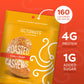 Octonuts Chili Crisp Cashews - Roasted in Almond Oil (5oz) Bold Chili and Garlic Crunch - Plant Based Protein Snack - Healthy, V