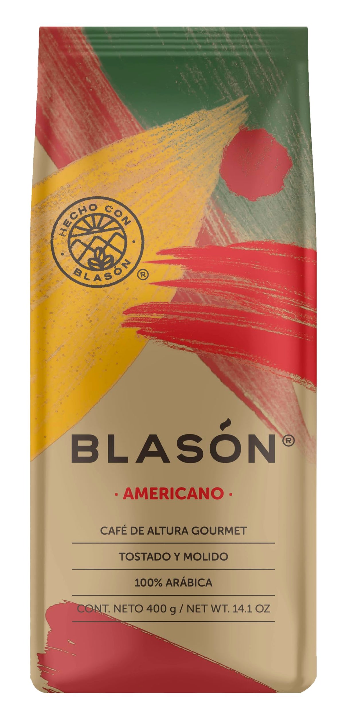 Mexican Blason Americano Ground Coffee, 14.1 Ounces