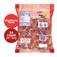 Colombina Bon Bon Bum Lollipops W/Bubble Gum Center - Watermelon Candy Flavor, Pack Of Individually 24 Wrapped Gluten Free Pops,