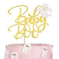Rsstarxi Cake Topper - Spooky Baby Boo Ghost Pick for Halloween Party - Gold - Model XM120-Gold - Paper Material