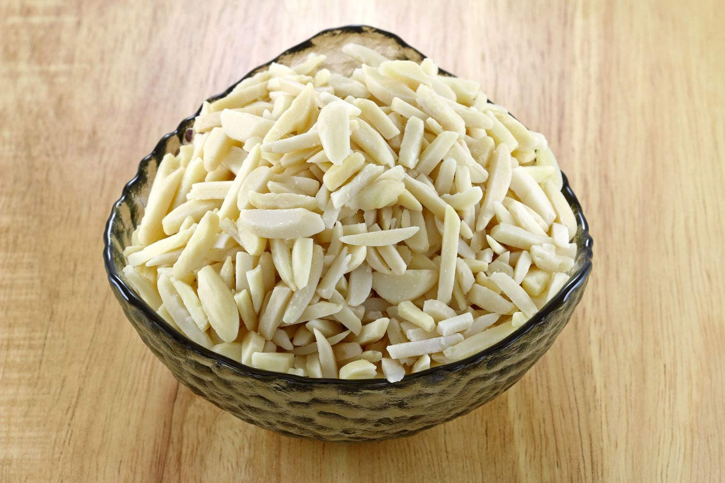 Food To Live - Blanched Slivered Almonds, 12 Pounds Chopped Raw Blanched Almonds, Unsalted, Vegan, Keto, Kosher, Bulk. High In P