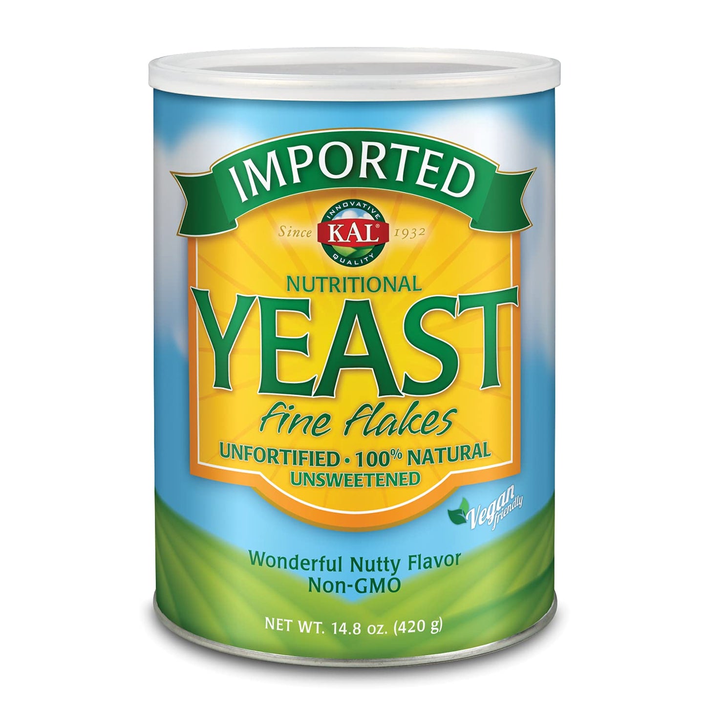 KAL Imported Yeast Flakes, 14.8 Ounce