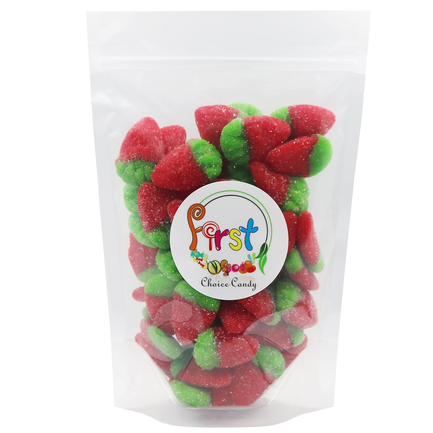 Firstchoicecandy Gummy Fruit Candy (Sour Strawberry, 2 Pound (Pack Of 1))
