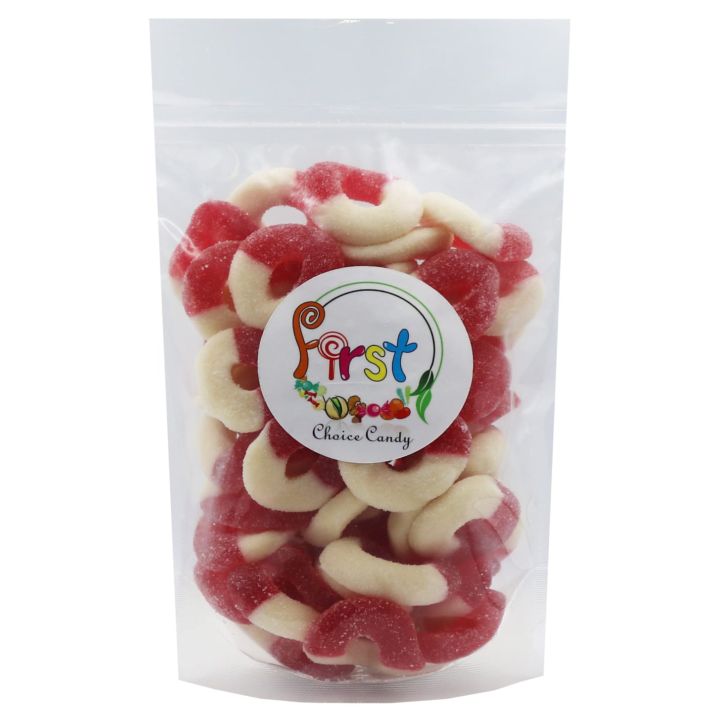 Firstchoicecandy Gummy Rings Candy (Cherry, 2 Pound (Pack Of 1))