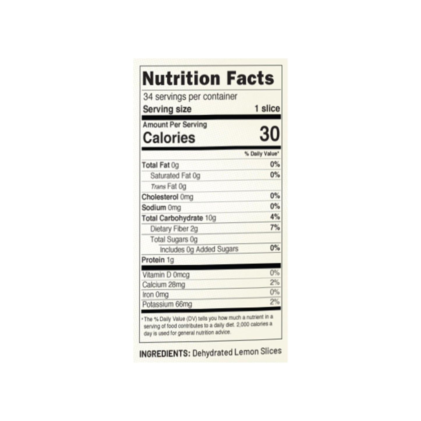 Barsmith Dehydrated Lemons - 100% Real Dried Citrus - 17.64oz Pack