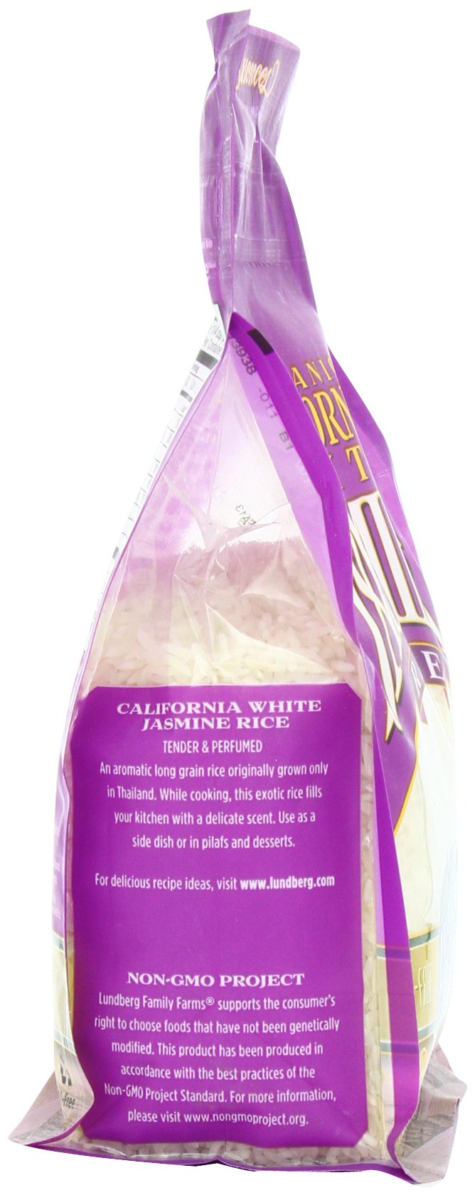Organic California White Jasmine Rice 2 lb Bag(S)