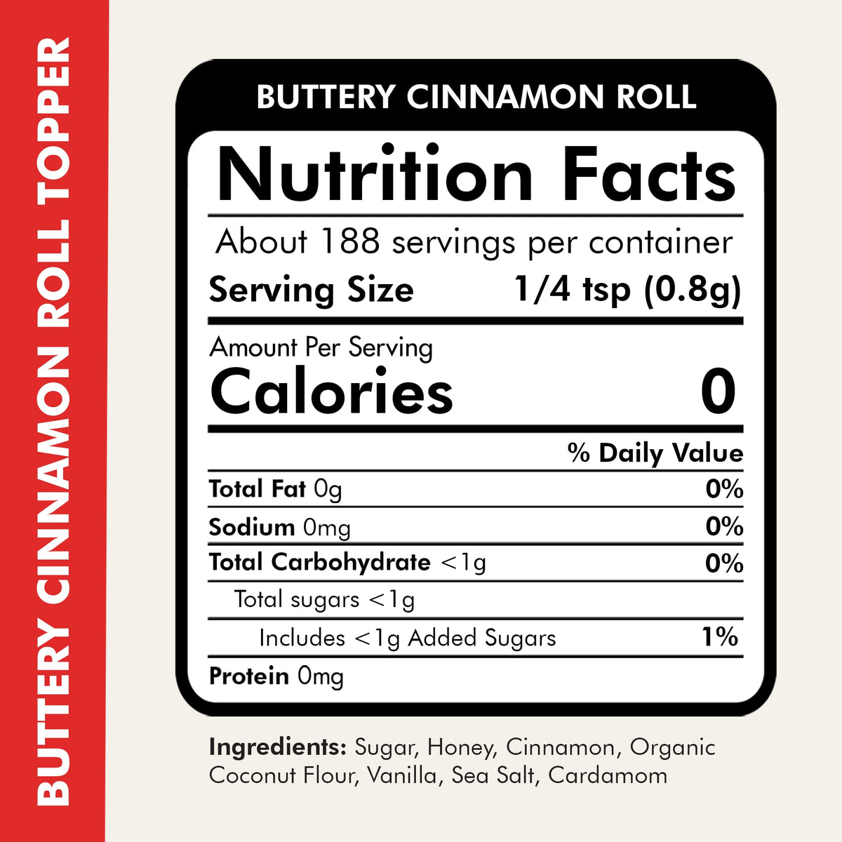 Flavor God Buttery Cinnamon Roll Topper Mix Pack Of 3, Natural Healthy Topper For Donuts Bread Oatmeal Pancakes Sandwiches, Frui