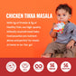 Serenity Kids 6+ Months Chicken Tikka Masala Baby Food Pouch - 3.5 Oz, Pack Of 12-5G Protein Snacks - Nutrient-Packed Chicken Meals - Ready-To-Serve Pureed Baby Food Pouch