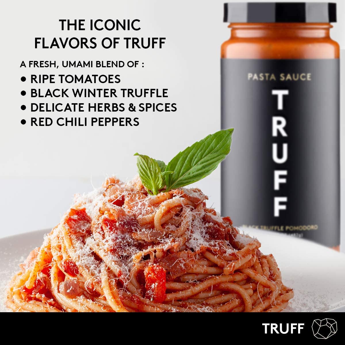 TRUFF Black Truffle Pomodoro Pasta Sauce 17 OZ