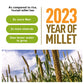 Better Alt 3 LBS SUPER PACK Millet Grain, Superfood of the Year 2023, Gluten Free, Hulled Whole Grain, Foxtail Millet, High Prot