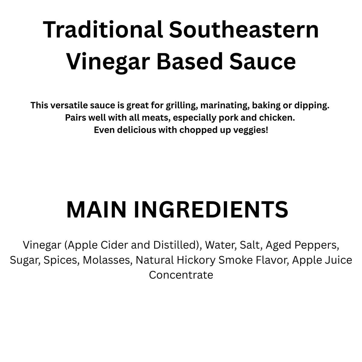 Wells Hog Heaven Barbecue Sauce | Carolina Vinegar Based | 1 Gallon