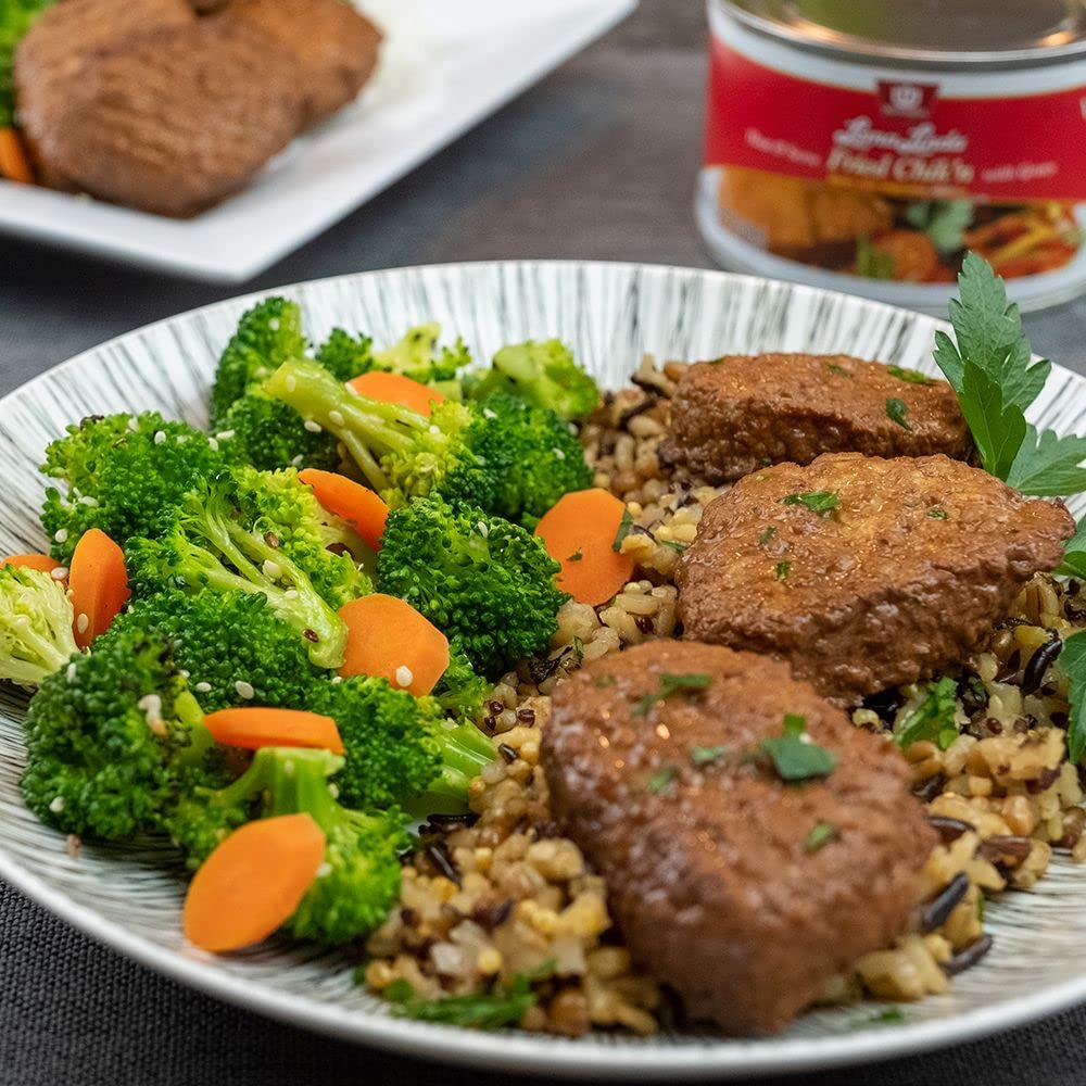 Loma Linda Frichik Original - Plant-Based Meat Alternative - 12.5 oz Cans (Pack of 12) - Versatile Vegetarian Protein for Delici